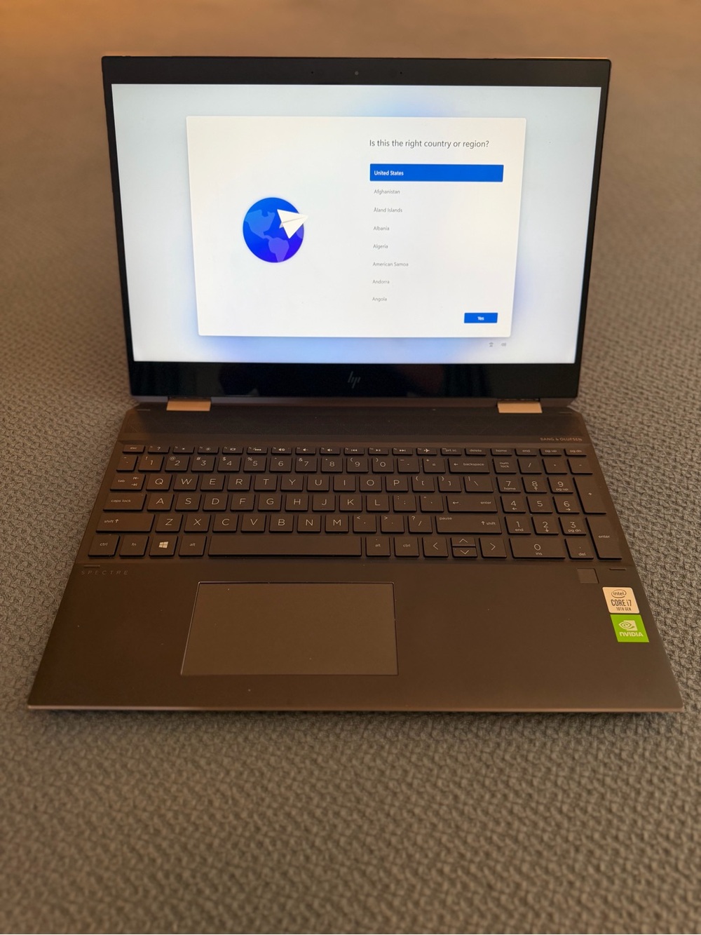 HP Spectre x360 Convertible 15-df1xxx Rose gold and grey Touchscreen Laptop